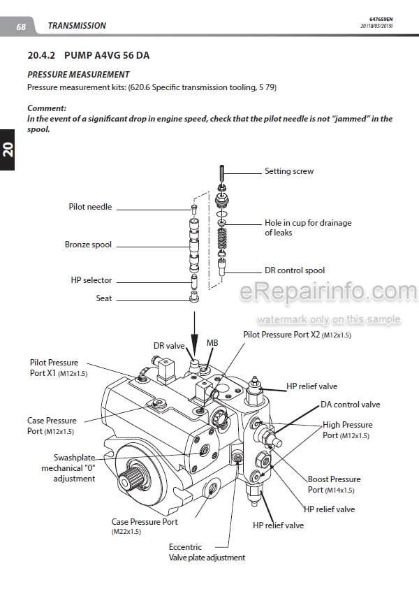 Photo 3 - Manitou MC18-2D MC18-4D MC25-2D MC25-4D MC30-2D MC30-4D MSI25D MSI30D MSI35D Repair Manual Forklift