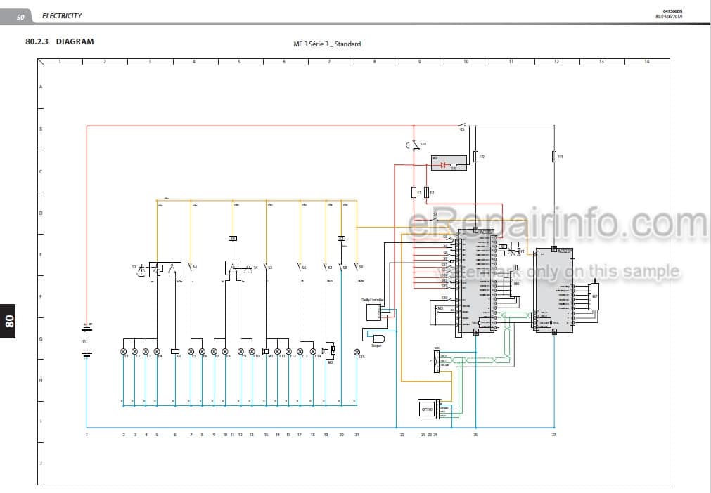 Photo 5 - Manitou ME315C 24V S3 US Repair Manual Forklift
