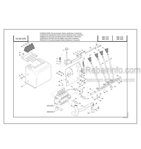 Photo 7 - Manitou John Deere Power Tech 4045 PWL-PSS Stage 4 Component Technical Manual Engine