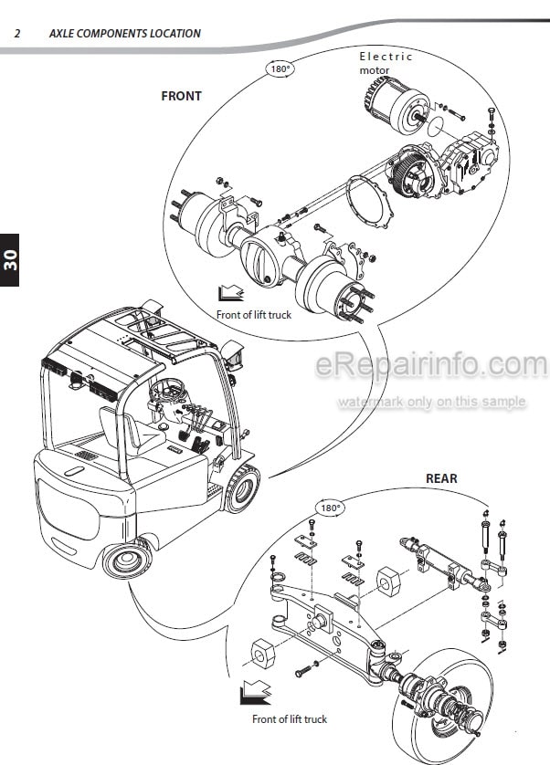 Photo 6 - Manitou ME418 ME420 ME425 ME425C ME430 Serie 2 Repair Manual Forklift