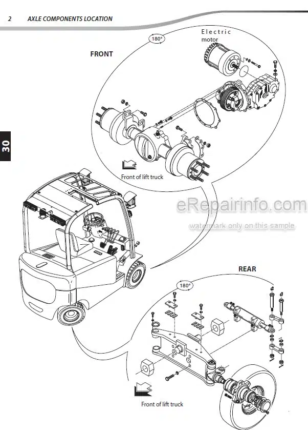 Photo 6 - Manitou ME418 ME420 ME425 ME425C ME430 Serie 2 Repair Manual Forklift