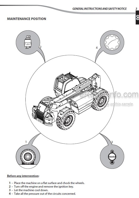 Photo 5 - Manitou MHT10120 MHT7140 MHT990 MHT10160 MHT10180 MHT10210 MHT10225 Repair Manual Telescopic Handler