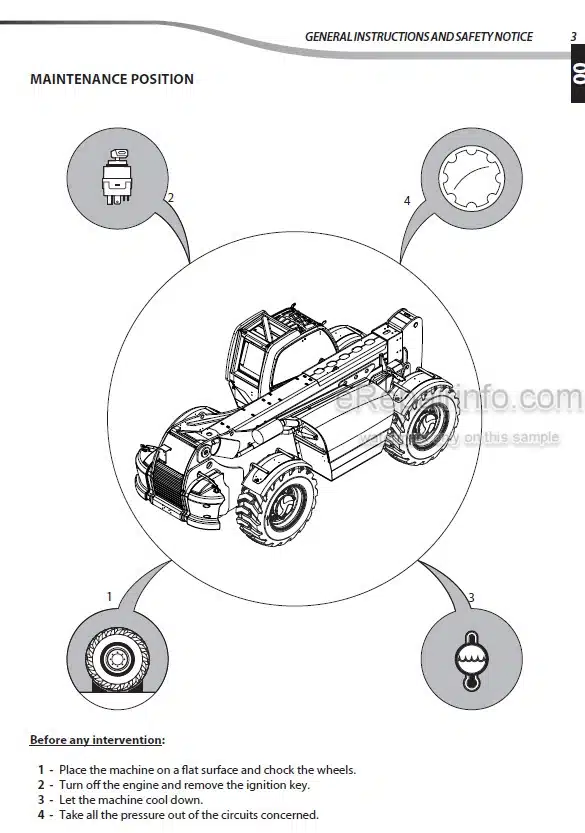 Photo 5 - Manitou MHT10120 MHT7140 MHT990 MHT10160 MHT10180 MHT10210 MHT10225 Repair Manual Telescopic Handler