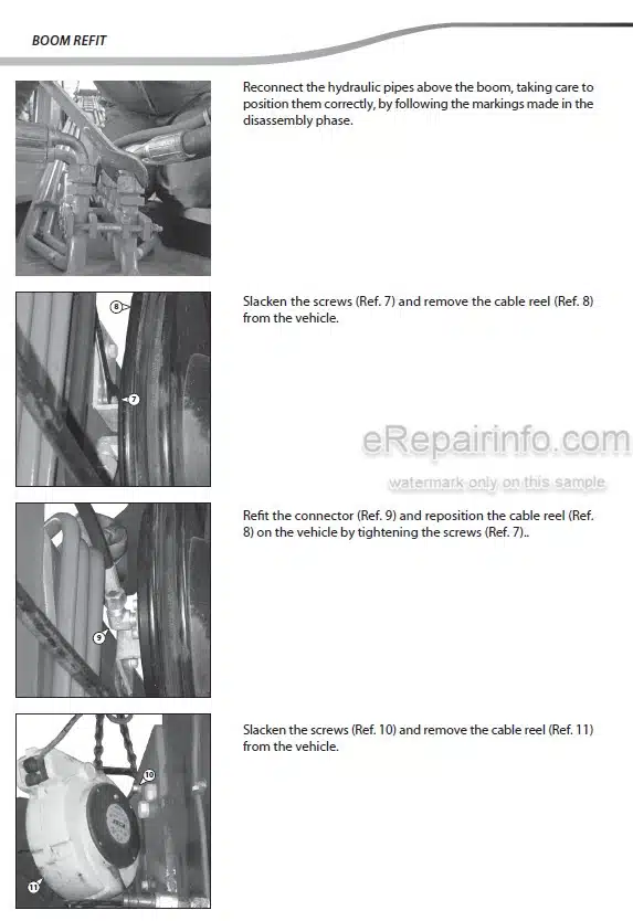 Photo 9 - Manitou MHT10120 MHT7140 MHT990 MHT10160 MHT10180 MHT10210 MHT10225 Repair Manual Telescopic Handler