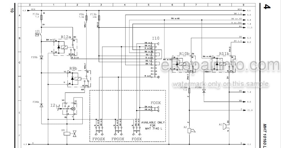 Photo 5 - Manitou MHT10160 M Series E3 Operators Manual Telescopic Handler