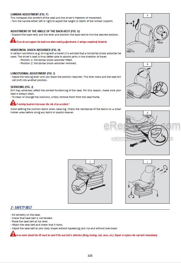 Photo 5 - Manitou MHT7140T MHT10180LT MHT10225LT E3 Operators Manual Telescopic Handler
