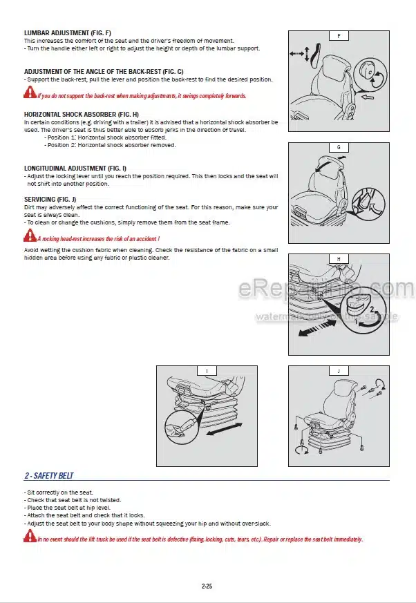 Photo 5 - Manitou MHT7140T MHT10180LT MHT10225LT E3 Operators Manual Telescopic Handler