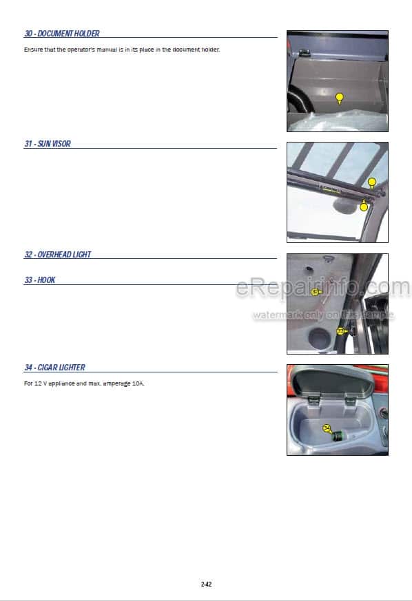 Photo 6 - Manitou MHT7140 MHT10180L MHT10225L E3 Operators Manual Telescopic Handler