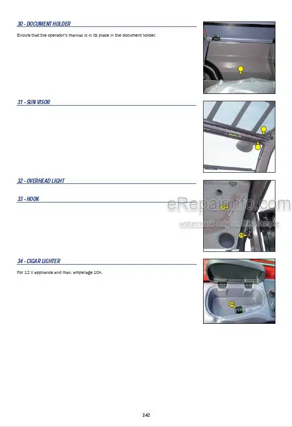 Photo 6 - Manitou MHT10120 M Series E3 Operators Manual Telescopic Handler