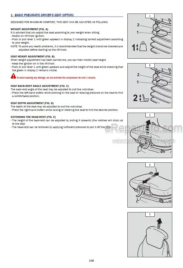 Photo 3 - Manitou MHT7140 MHT10180L MHT10225L E3 Operators Manual Telescopic Handler