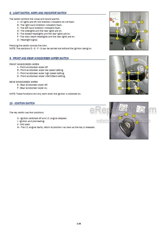 Photo 4 - Manitou MHT7140 MHT10180L MHT10225L E3 Operators Manual Telescopic Handler