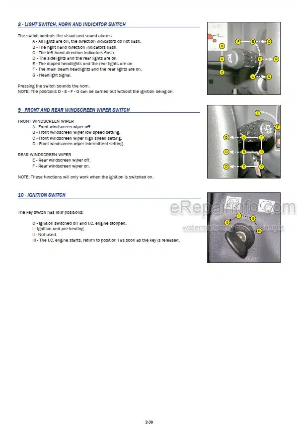 Photo 3 - Manitou MHT7140 MHT10180L MHT10225L E3 Operators Manual Telescopic Handler