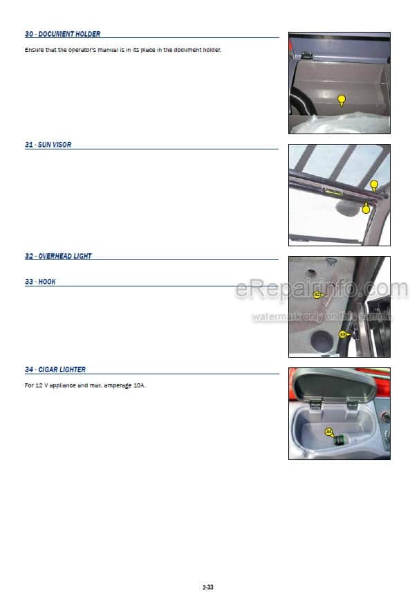 Photo 5 - Manitou MHT7140 MHT10180L MHT10225L E3 Operators Manual Telescopic Handler