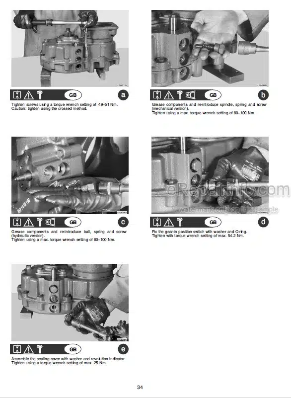 Photo 8 - Manitou MHT780 MHT860 MHT950 MHT-X780 MHT-X860 MHT-X950 Repair Manual Telescopic Handler