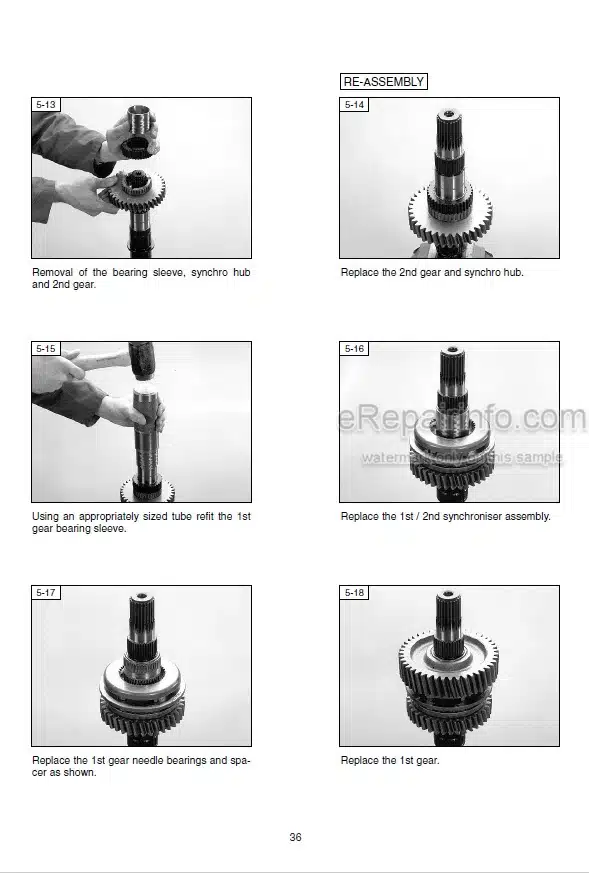 Photo 13 - Manitou ML632 ML635 MT835-120LS MT845 MT940L MT1233S MT1240L MT1330SL MT1337SL MT1637SL MT1740SL Repair Manual Telescopic Handler