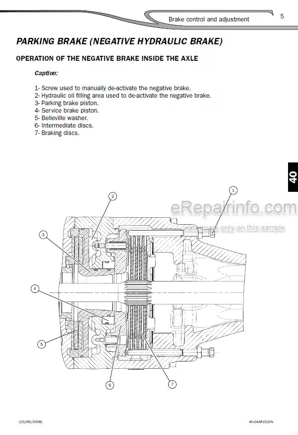Photo 3 - Manitou ML635T MLT845 MT940L MLT940L-120LSU MT1235S MT1235ST MT1435SL MLT845H MT1235H MT1435H Repair Manual Telescopic Handler