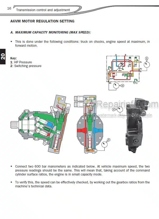 Photo 10 - Manitou ML635T MLT845 MT940L MLT940L-120LSU MT1235S MT1235ST MT1435SL MLT845H MT1235H MT1435H Repair Manual Telescopic Handler