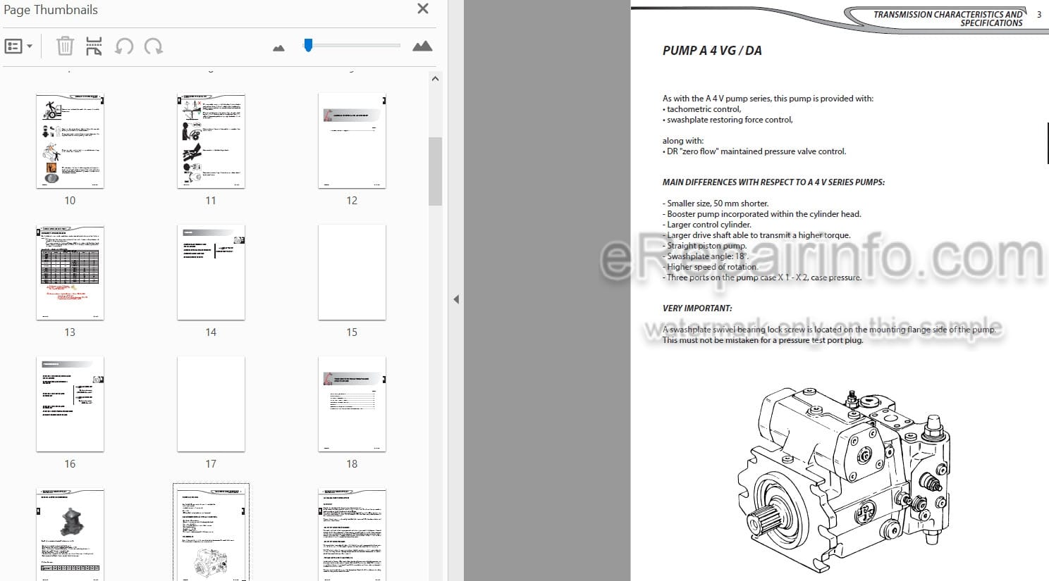 Photo 3 - Manitou MLT523 Turbo Evolution SC E3 Repair Manual Telescopic Handler