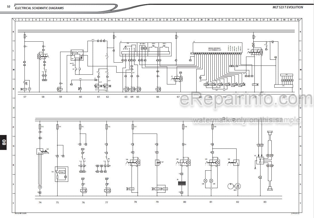 Photo 5 - Manitou MLT523 Turbo Evolution SC E3 Repair Manual Telescopic Handler