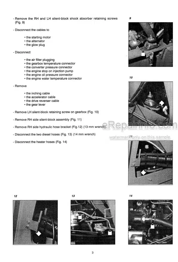 Photo 8 - Manitou MLT523 Turbo Evolution SC E3 Repair Manual Telescopic Handler