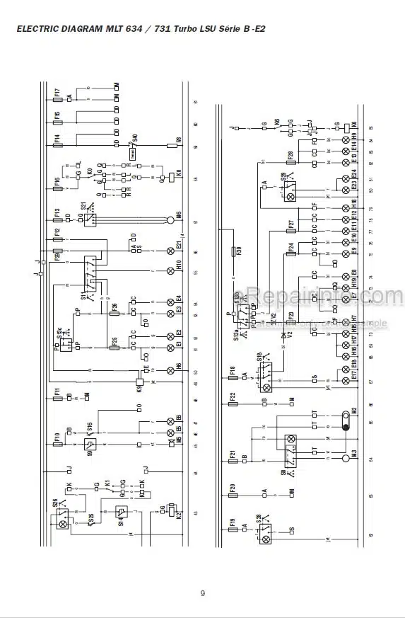 Photo 6 - Manitou MT732 MT932 MLT630 MLT630-120LSU MLT634 MLT634-120 MLT731 Turbo MLT741-120 MLT742 MT1030S Repair Manual Telescopic Handler