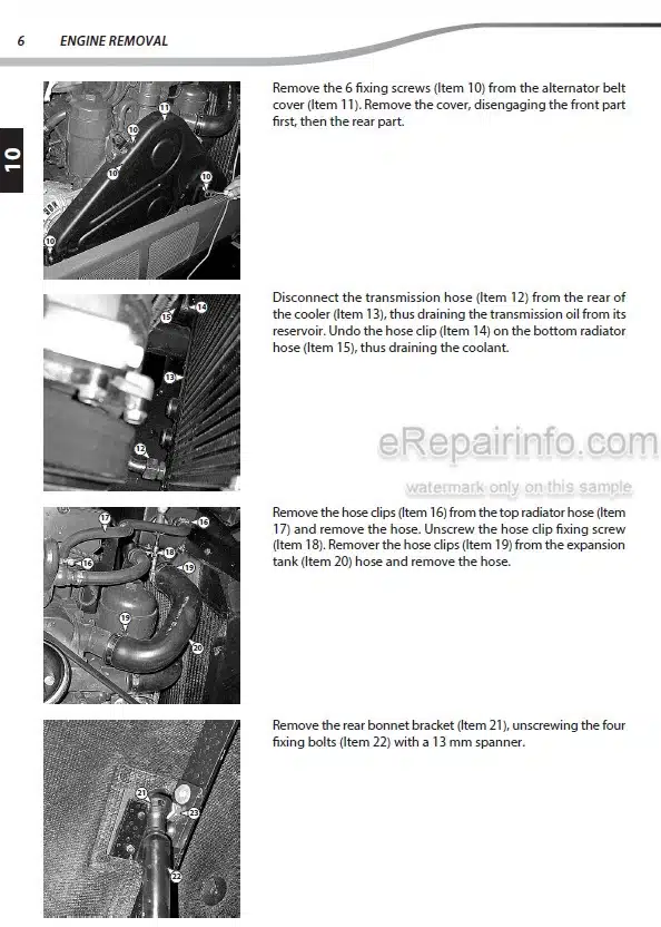 Photo 1 - Manitou MLT634-120LSU MLT735-100LSU MLT735-120LSU Repair Manual Telescopic Handler