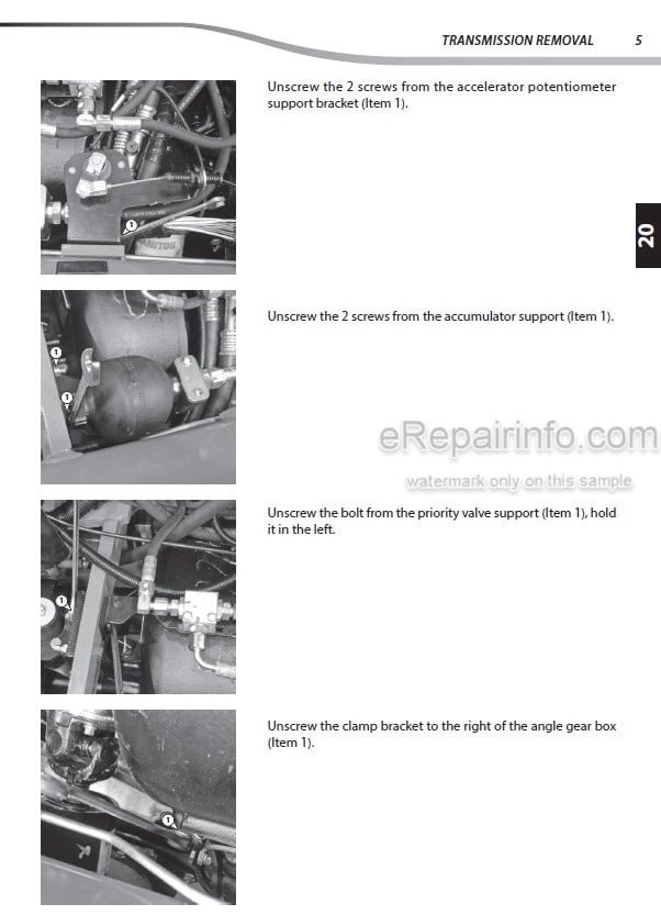 Photo 14 - Manitou MLT634T MLT634-120 MLT731T MLT634-120 MLT735T MLT-X735T MLT735-120LSU MLT-X735-120LSU MLT741T MLT741-120 MLT-X741-120LSU MLT741 MLT1035LT MLT-X1035-100 MT732 MT932 MT-X732 MT1030 MT-X1030 Repair Manual Telescopic Handler
