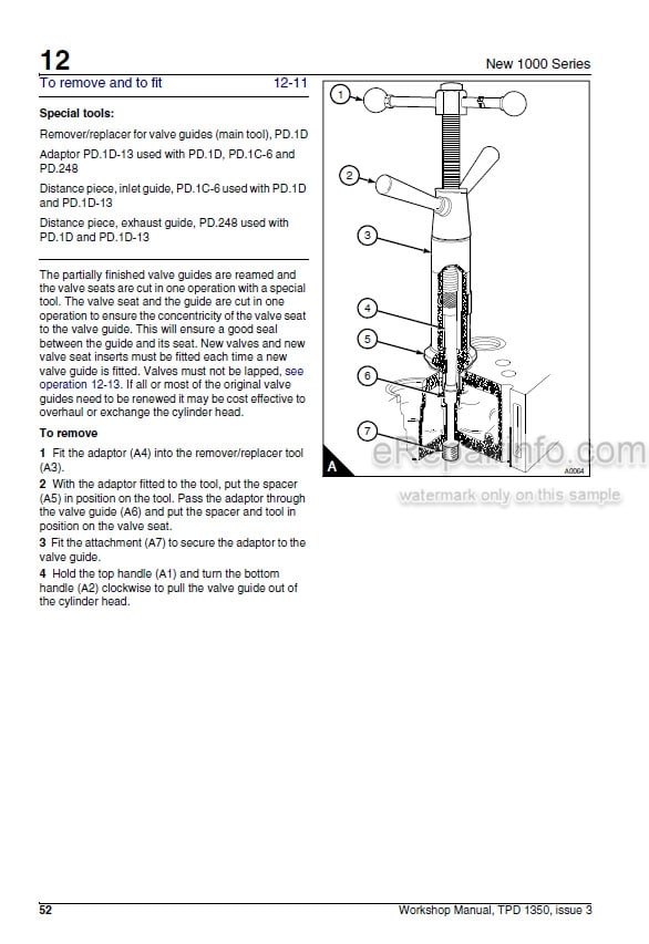 Photo 3 - Manitou MLT740H LSU MT1033HL Turbo Serie 1 Repair Manual Telescopic Handler