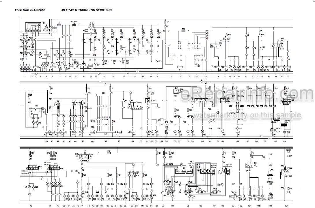 Photo 5 - Manitou MLT742H T LSU MT1033HLT Serie 2-E2 Repair Manual Telescopic Handler