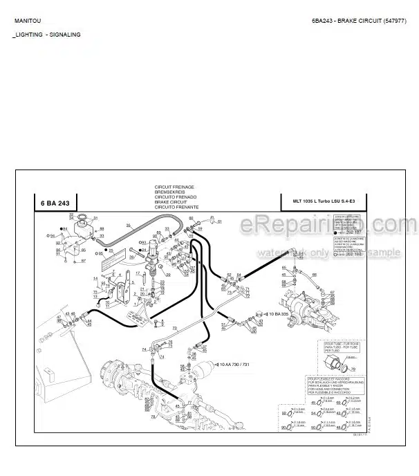 Photo 12 - Manitou MLT742 MLT1035L Turbo LSU S4 E3 Parts Catalog Telescopic Handler