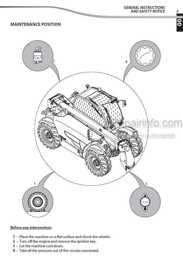 Photo 5 - Manitou MLT840-115 MLT840-137 MLT1040L-137 ST4 S1 Repair Manual Telescopic Handler