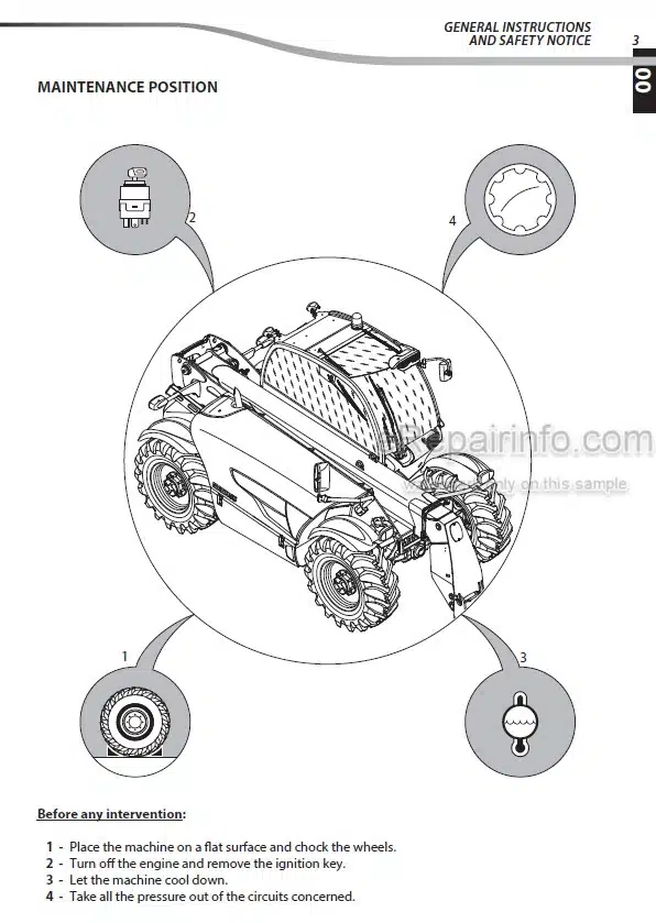 Photo 5 - Manitou MLT840-115 MLT840-137 MLT1040L-137 ST4 S1 Repair Manual Telescopic Handler