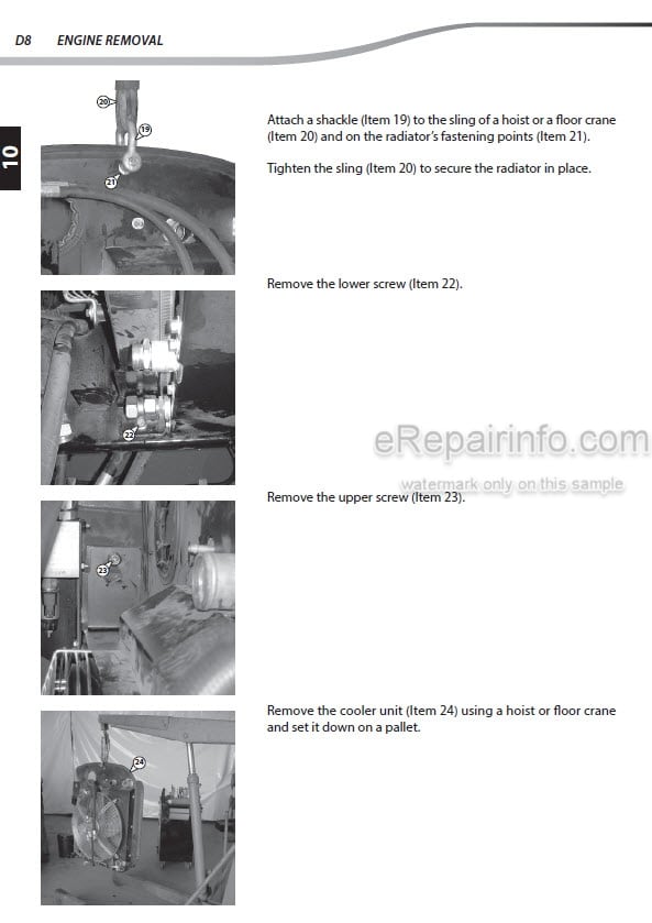Photo 7 - Manitou MLT845-120LSU MLT940-120LSU ML635 MT940L MT1235S MT1240L MT1335SL MT1340SL MT1435SL MT1440SL MT1740SL MT1340SL MT1340SL Turbo Repair Manual Telescopic Handler