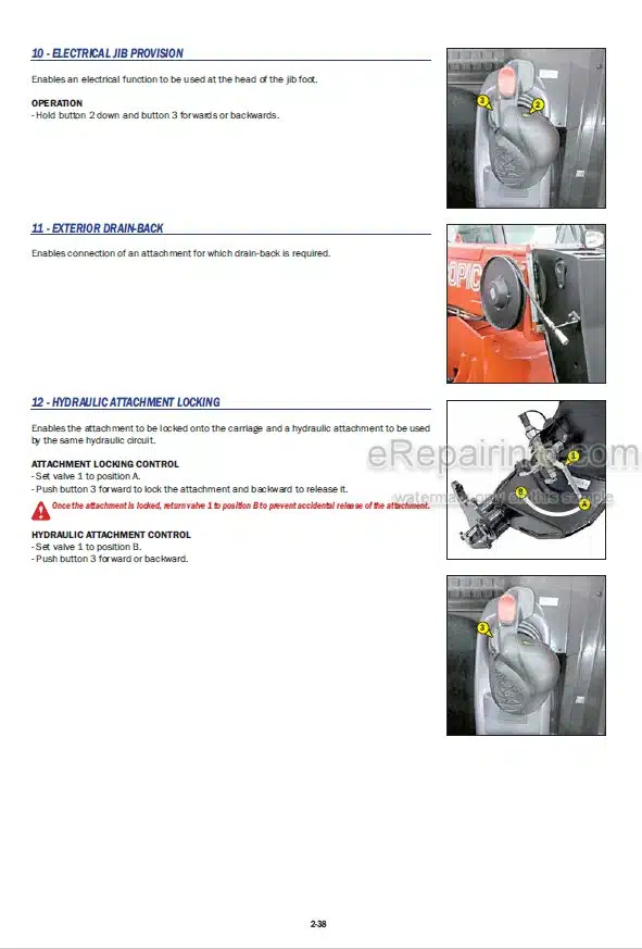 Photo 6 - Manitou MLT840-115PS MLT840-137PS Operators Manual Telescopic Handler