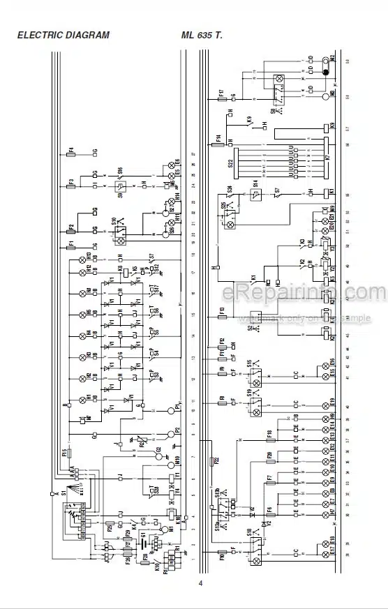 Photo 6 - Manitou MLT845-120LSU MLT940L-120LSU ML635 MT940L MT1235S MT1240L MT1335SL MT1340SL MT1740SL MT1340SL MT1740SL Repair Manual Telescopic Handler