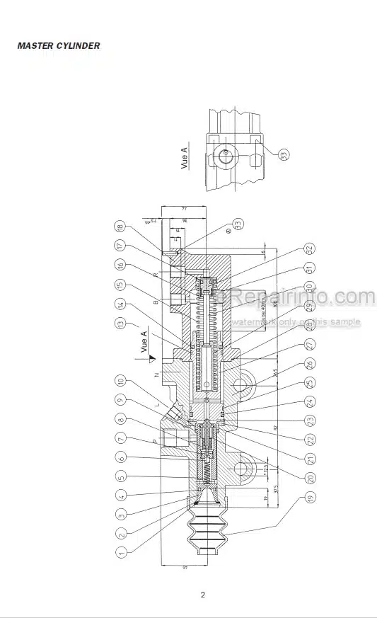 Photo 3 - Manitou MLT845-120LSU MLT940-120LSU ML635 MT940L MT1235S MT1240L MT1335SL MT1340SL MT1435SL MT1440SL MT1740SL MT1340SL MT1340SL Turbo Repair Manual Telescopic Handler