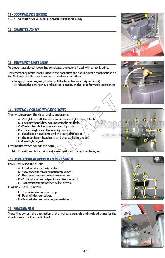 Photo 6 - Manitou MT1235 MT1435H SL Turbo Serie 2 E2 Parts Catalog Telescopic Handler