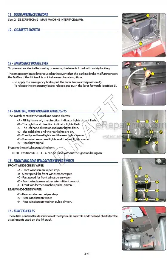 Photo 6 - Manitou MT1235 MT1435H SL Turbo Serie 2 E2 Parts Catalog Telescopic Handler