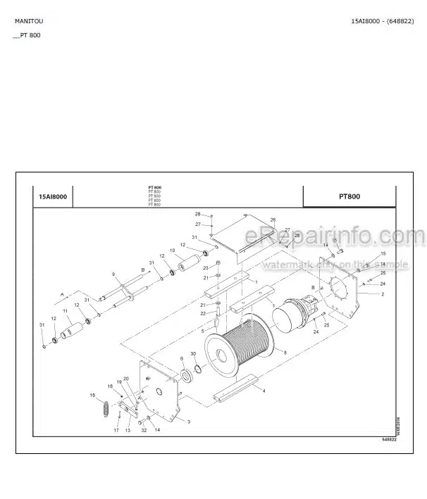 Photo 4 - Manitou MRT1440 Easy E3 Parts Catalog Telescopic Handler