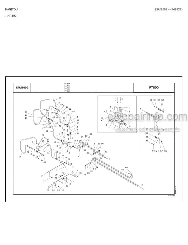 Photo 6 - Manitou MRT1840R E3 Parts Catalog Telescopic Handler