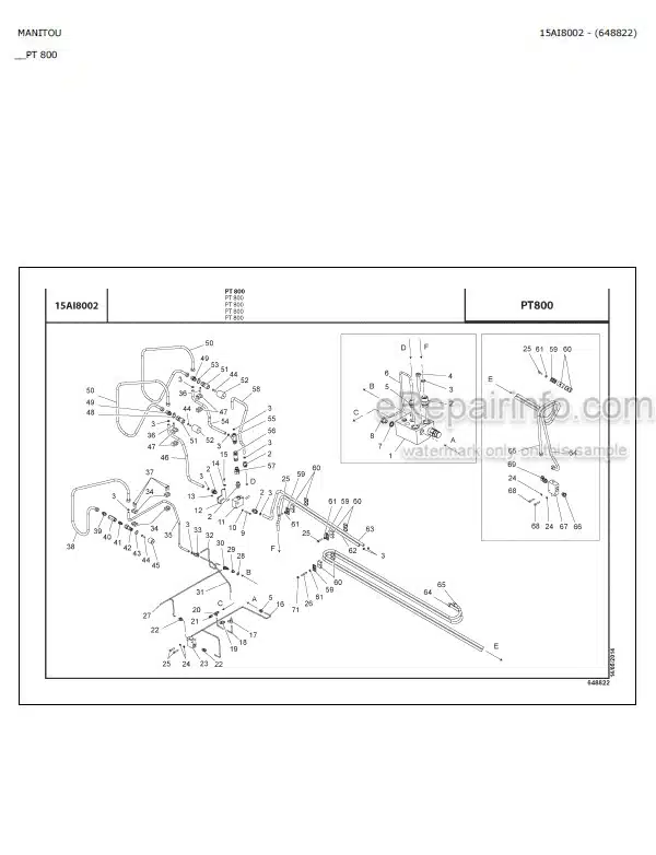 Photo 6 - Manitou MRT1840R E3 Parts Catalog Telescopic Handler