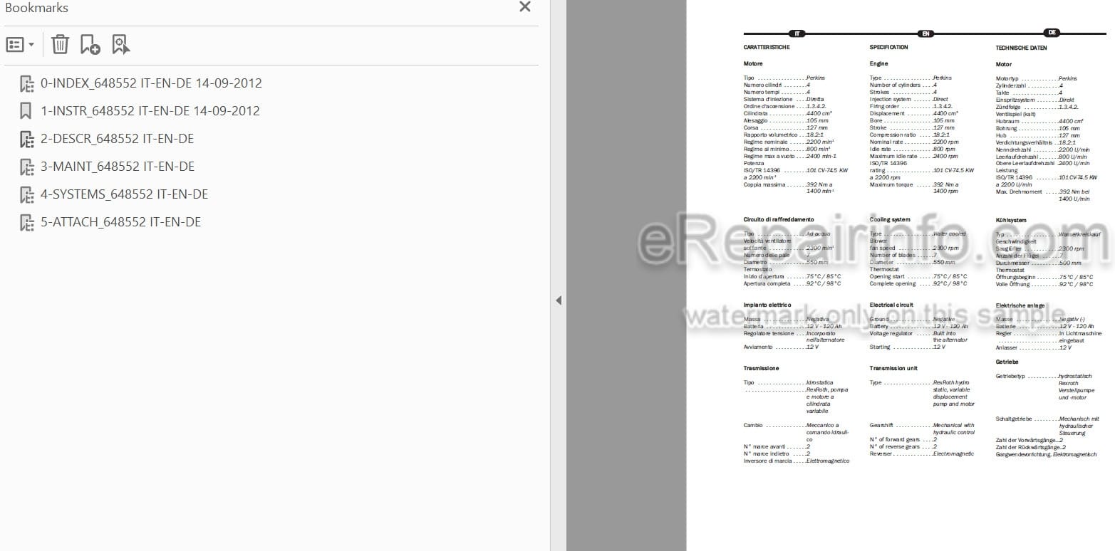 Photo 4 - Manitou MRT1440 MRT1640 MRT1840 E3 Easy Operators Manual Telescopic Handler
