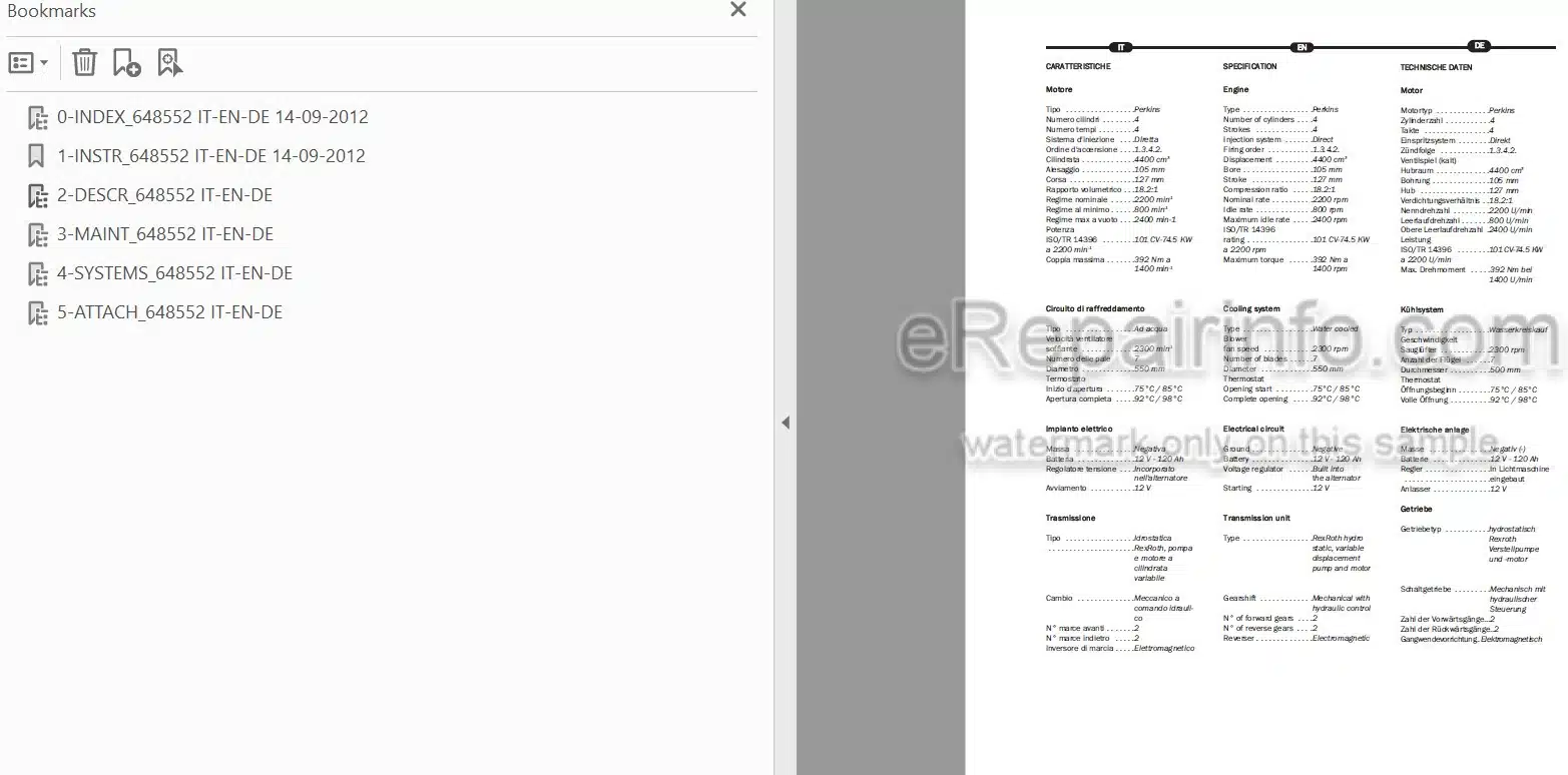 Photo 4 - Manitou MRT1440 MRT1640 MRT1840 E3 Easy Operators Manual Telescopic Handler