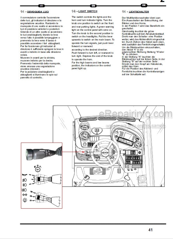 Photo 5 - Manitou MRT2150 E3 Privilege Operators Manual Telescopic Handler