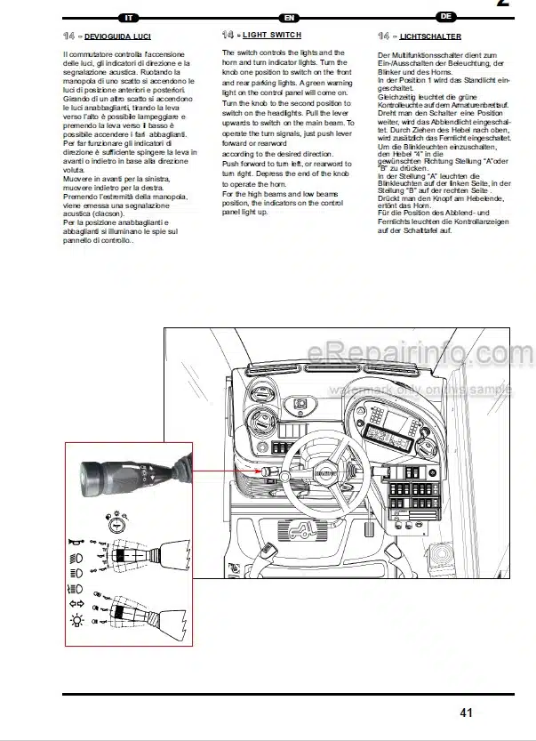 Photo 5 - Manitou MRT2150 E3 Privilege Operators Manual Telescopic Handler