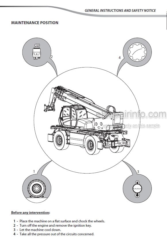 Photo 5 - Manitou MRT3050 PRIVILEGE E3 Repair Manual Telescopic Handler