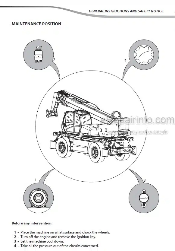Photo 5 - Manitou MRT3050 PRIVILEGE E3 Repair Manual Telescopic Handler