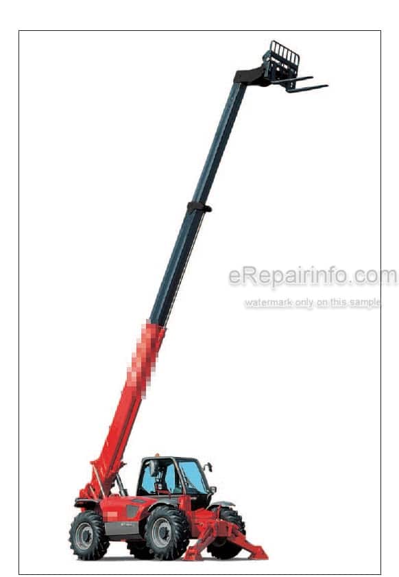 Photo 5 - Manitou MT-X1235S MT-X1740SL MT-X1440 SL T Serie 3 4-E3 Operator's Manual Telescopic Handler