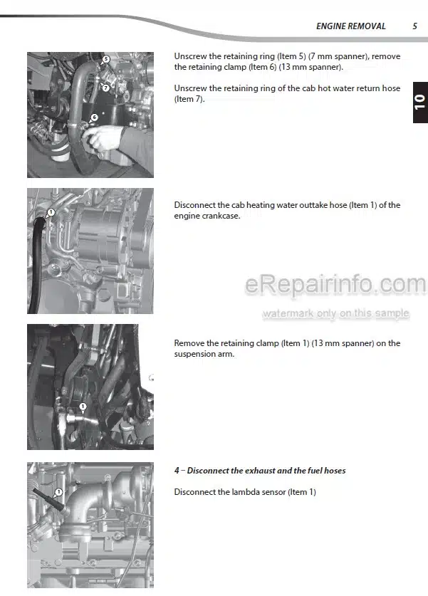 Photo 8 - Manitou MT1440H MT1440HA MT1840H MT1840HA Privilege Repair Manual Telescopic Handler