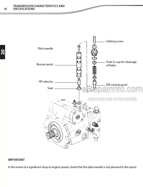 Photo 3 - Manitou MT1440H MT1840H MT1440HA MT1840HA ST3B Repair Manual Telescopic Handler